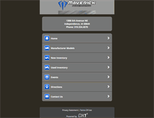 Tablet Screenshot of maverickps.com